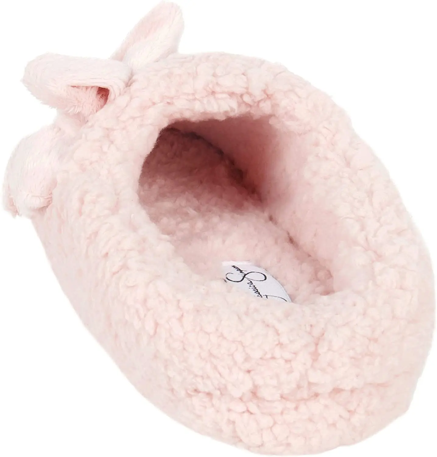 Womens Plush Marshmallow Slide on House Slipper Clog with Memory Foam Insole TPR Outsole Ladies Home Winter Slippers