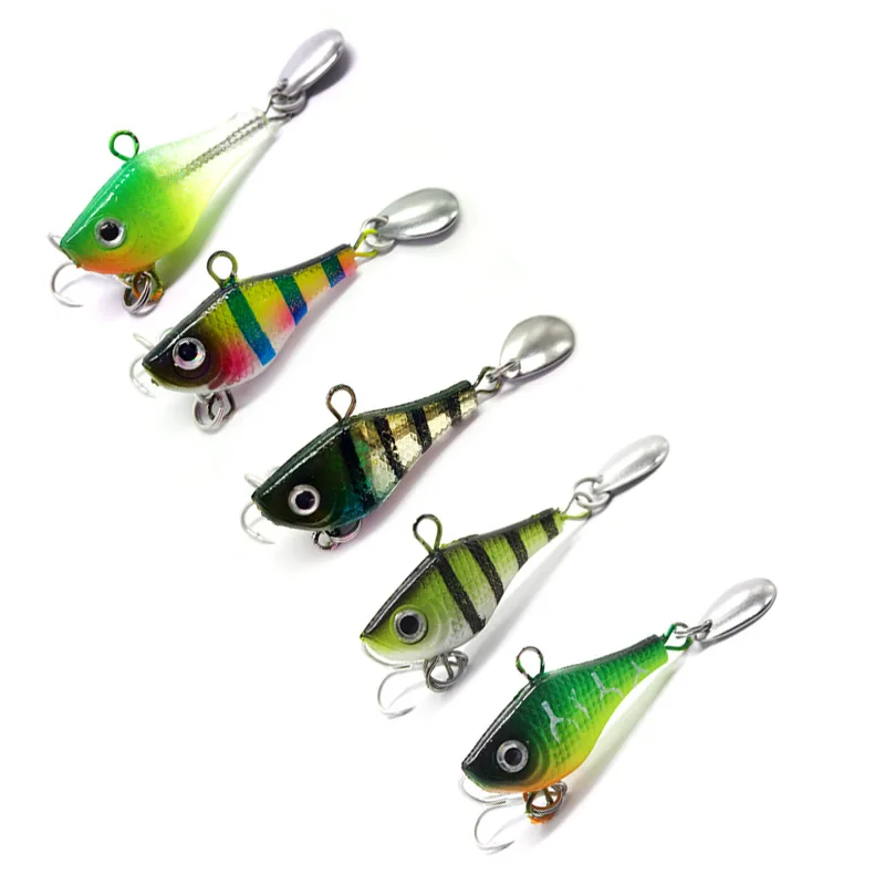 High quality soft bait swimming layer covered lead fish 4.5cm5.5g small soft soft VIB fresh water bait