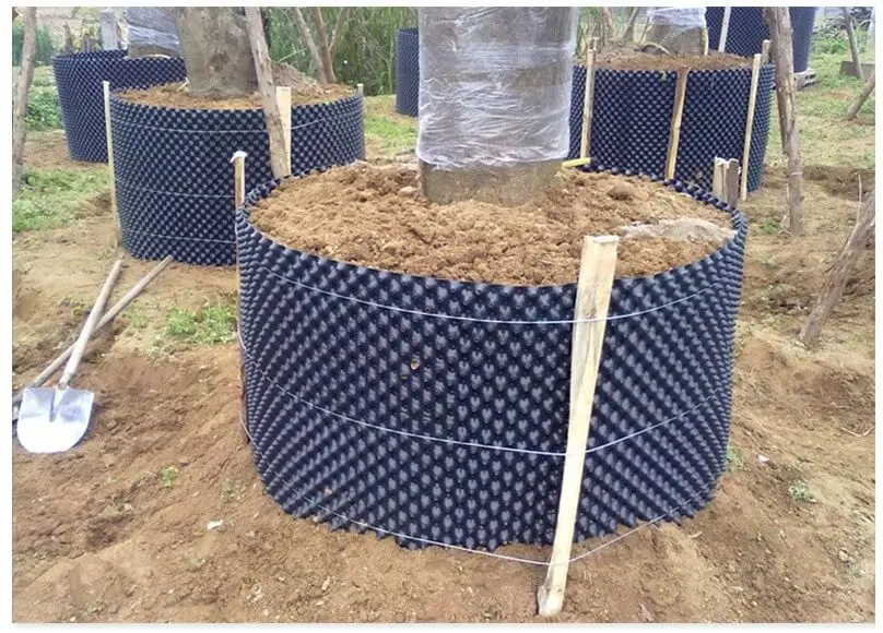 High quality PVC Plant Grow Container root 0.63mm 0.8mm 0.9mm air pruning