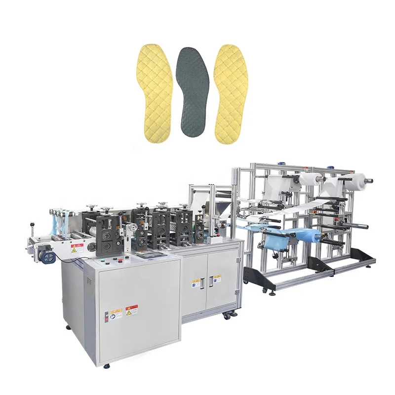 Fully Automatic Disposal Non Woven fabric Insole Making Machine manufactures in China