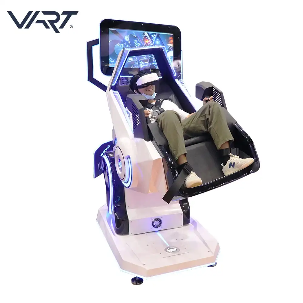 Panyu Factory VR Roller Coaster Motion Seat 360 Virtual Reality Chair with Safety Belt