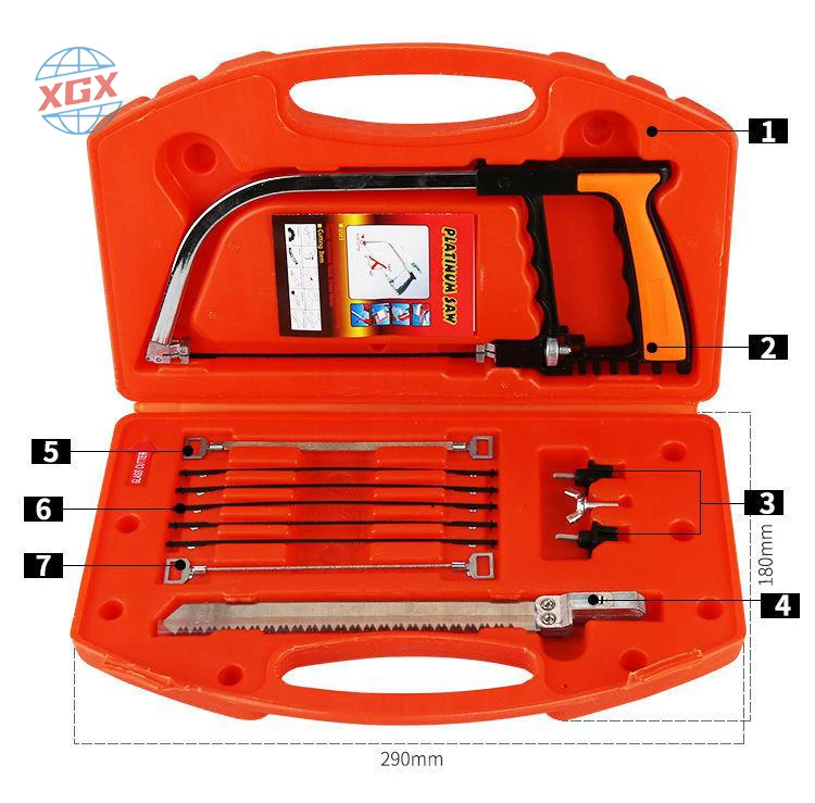 High Quality 12pcs Set Multi-functional Woodworking Mini Handsaw Metal Cutting Bow Magic Hand Saw For Hand Saw
