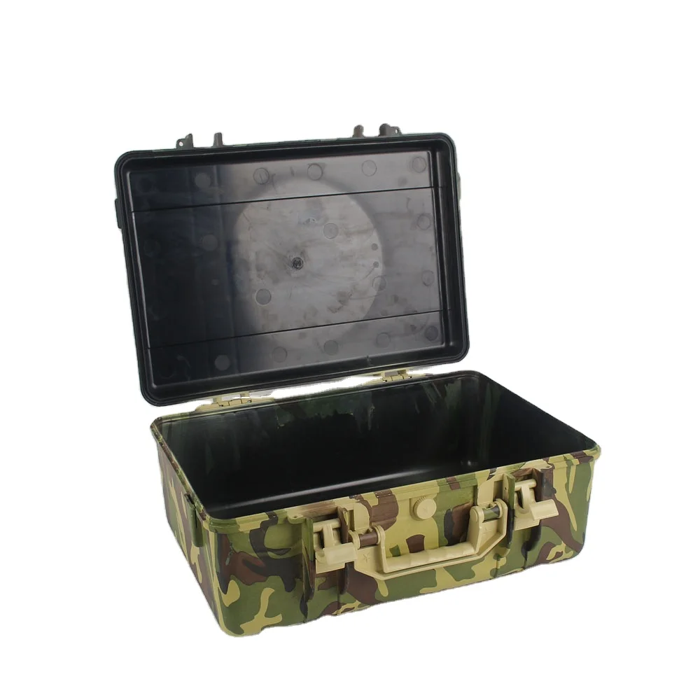 Waterproof Tool Hard Plastic Case  Camouflage Tool Case