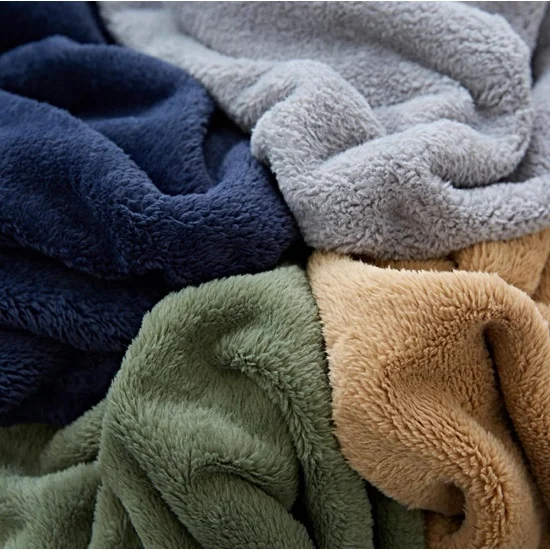 Wholesale 100% Polyester Super Soft Embossed Flannel Throw Blanket Woven Throw Blanket