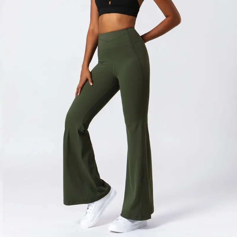 New arrival Girls Womens Sexy Workout Yoga Pants Elastic Tight High Waist Plus Size Yoga Pants Butt Lift Yoga Pants