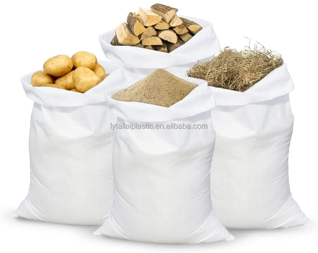 Rice Plastic Bags Agricultural Polypropylene Tubular Cheap  Fabric Sack Pp Woven Bag Roll
