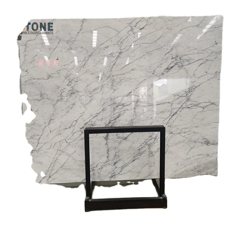 Bianco carrara white marble slabs and marble tiles with good quality italy carrara white marble