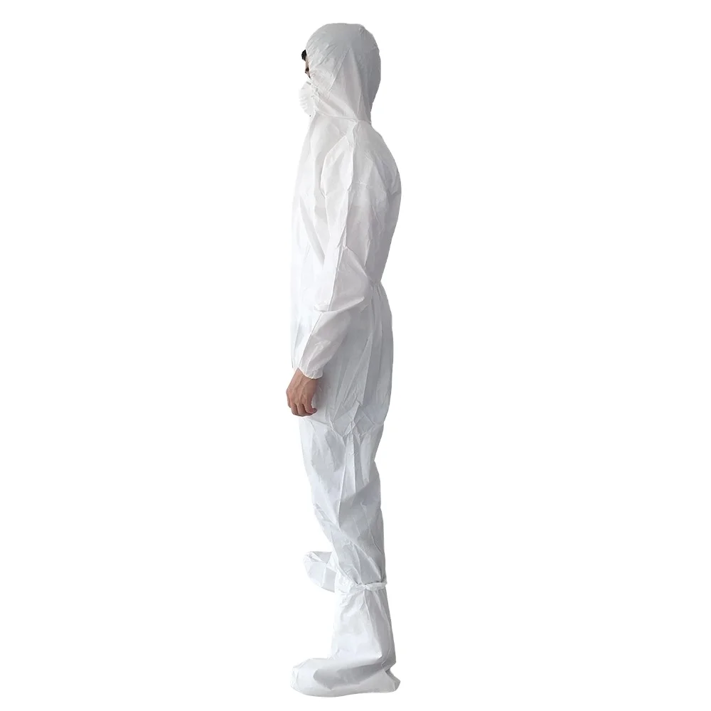 Type 5 6 Medical protective clothes Isolation suit Personal protective equipment Overol Buzo desechable Disposable overalls