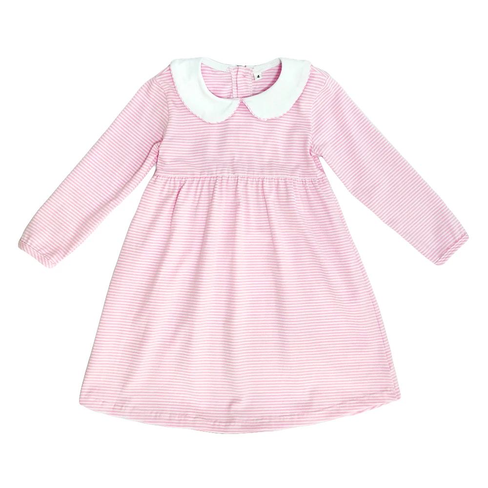 LANYE Customized High Quality Girls Matching Sets Rompers Dresses Spring Knit Cotton Baby Girls Valentine Outfit