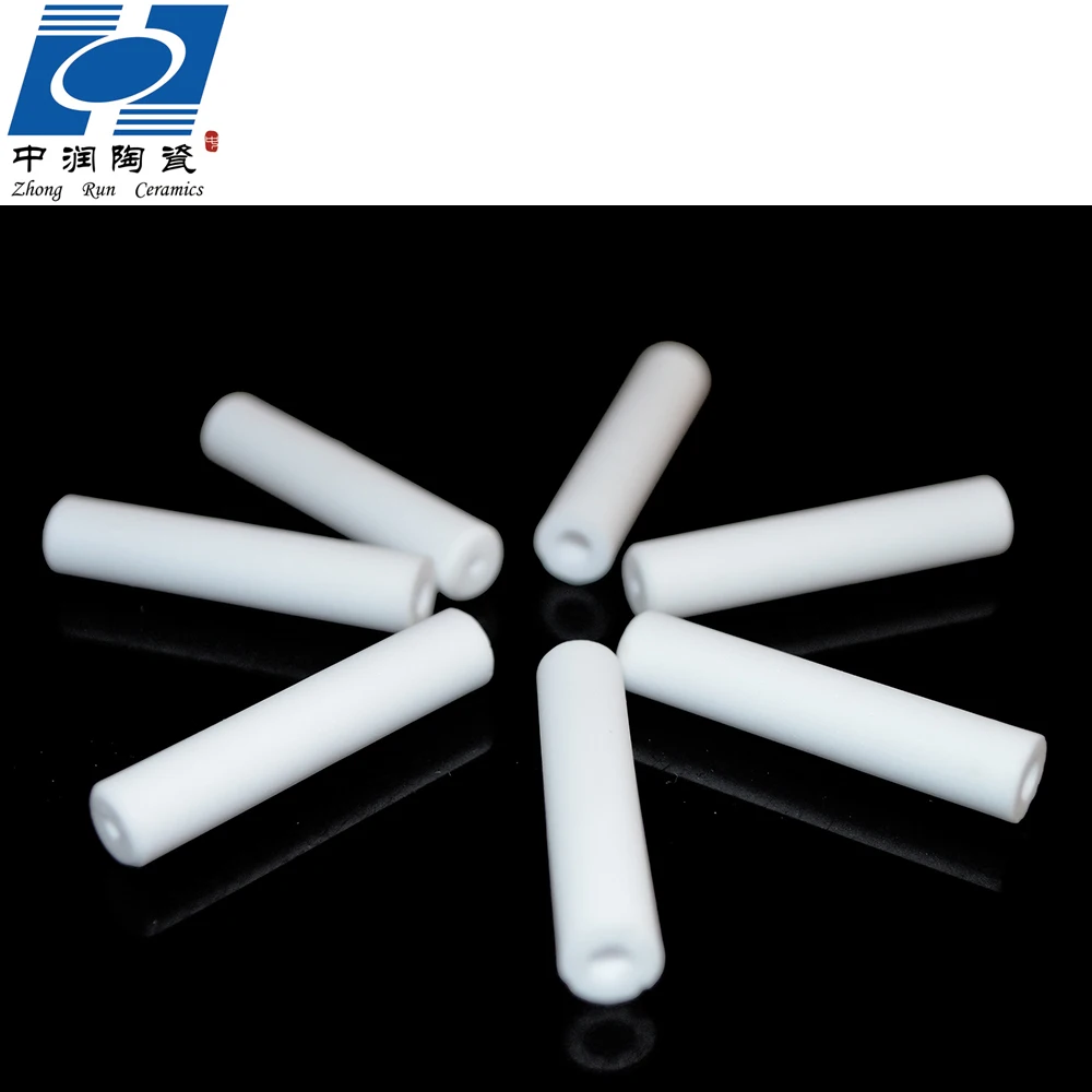 High Precision 99% Alumina Ceramic Tube/Bushing/Sleeve/Insulator Custom Processing with CNC Machining