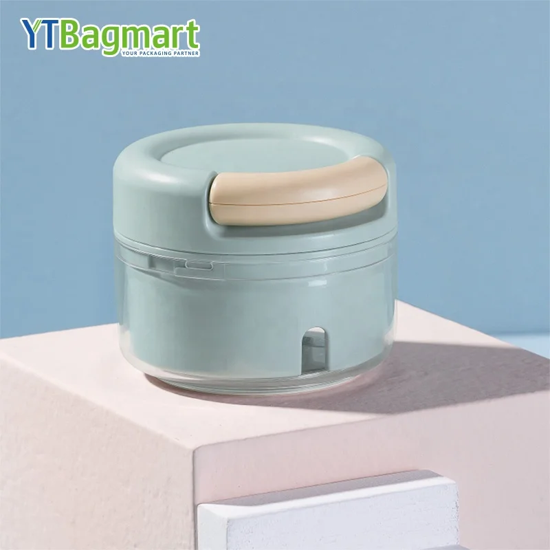 Hand Pull String Manual Food Chopper Garlic Mincer Onions Vegetable Cutter Veggie Slicer Vegetable Chopper for Fruits Nuts