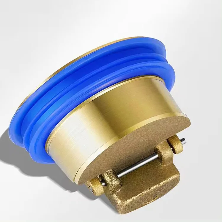 Easy installation anti odor floor drain core shower plug drain backflow prevent brass floor drain in Valves Sewer Core