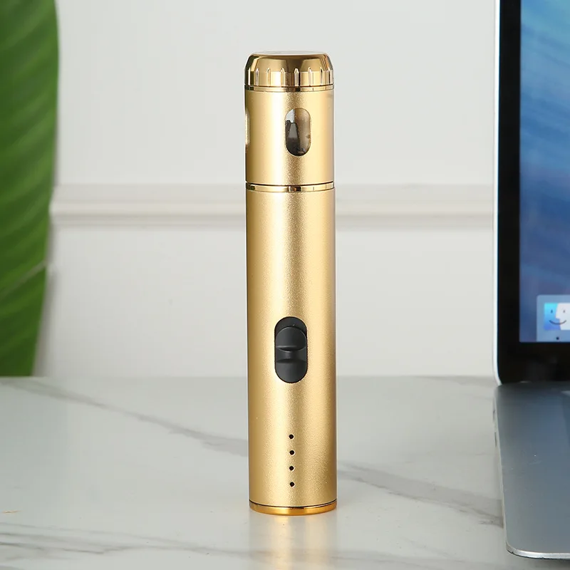 2024 New Rechargeable USB Electric Herb Grinder Pen 28 mm Mini Tobacco Dry Spice Crusher Electronic Grinder Herb Smoking