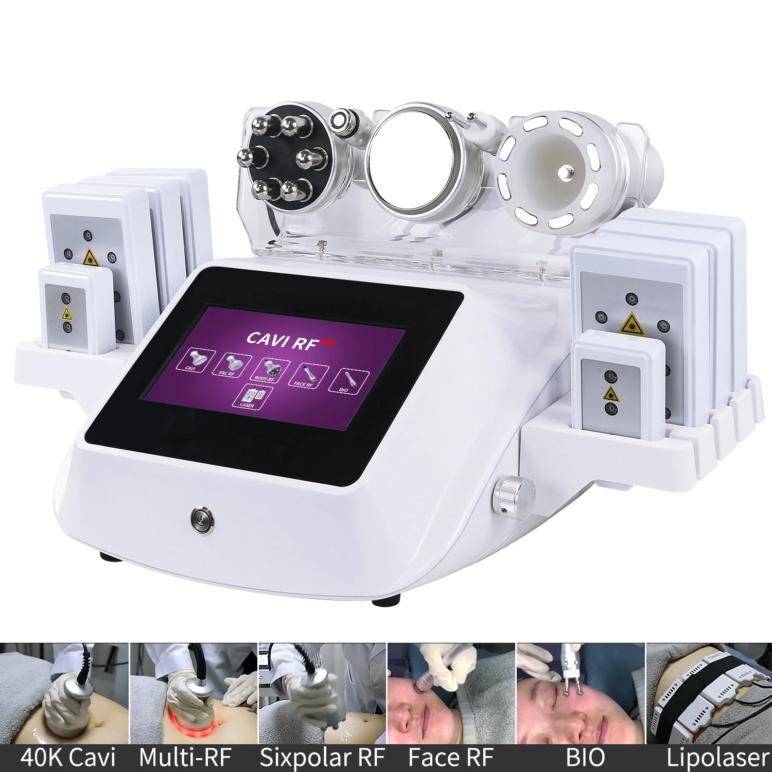 40k cellulite removal vacuum slimming machine radiofrecuencia lipo red light rf body shaping facial lifting machine