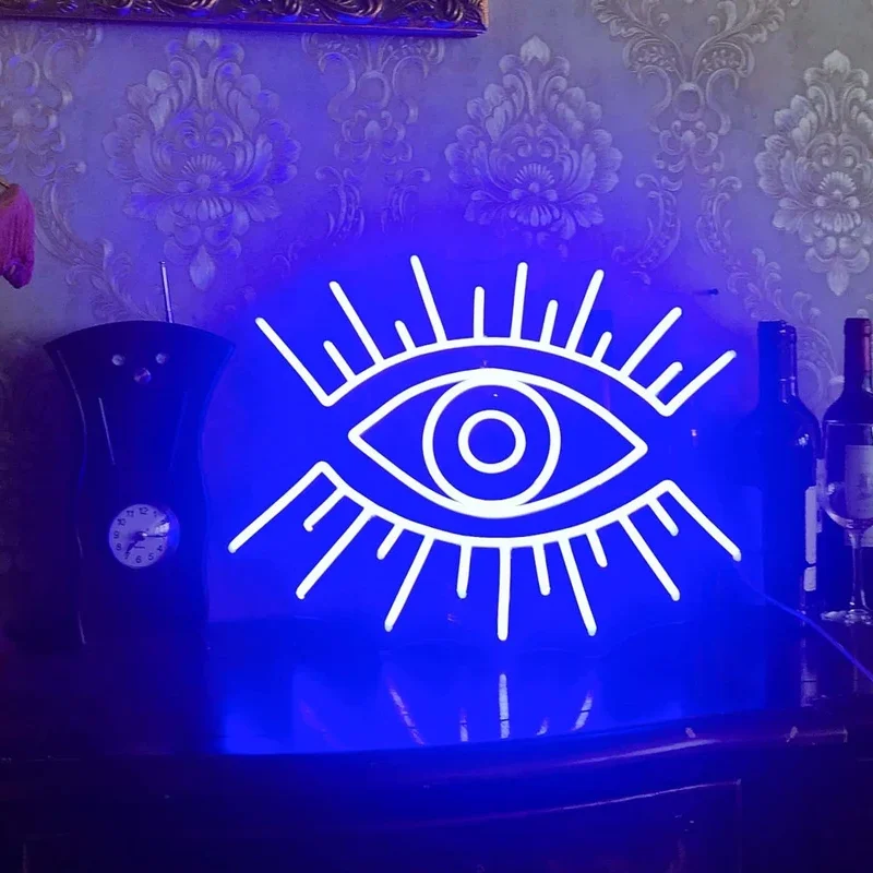 Wholesale Oem custom Made rgb lamp flexible rope evil eye led neon light for occassion