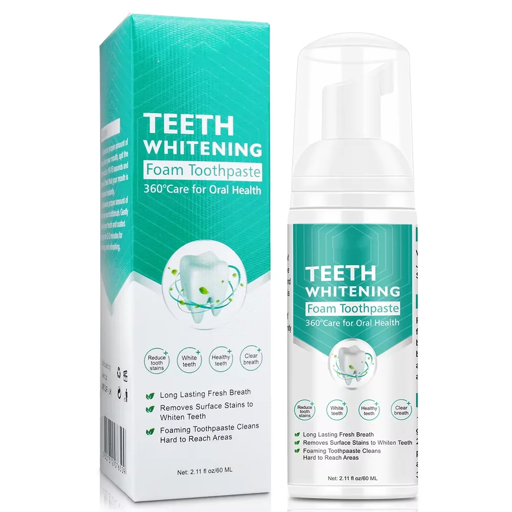 Hot Teeth Cleaning Whitening Mousse Gums Stain Removal Convenient Oral Dental Care Whitening Toothpaste Foam