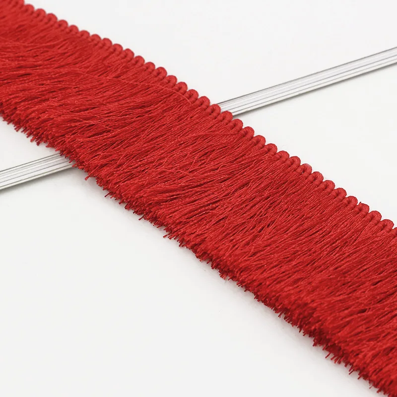 High Quality 3.5CM More Colors Thickness Silky  Fringe Tassel Trimming For Decoration