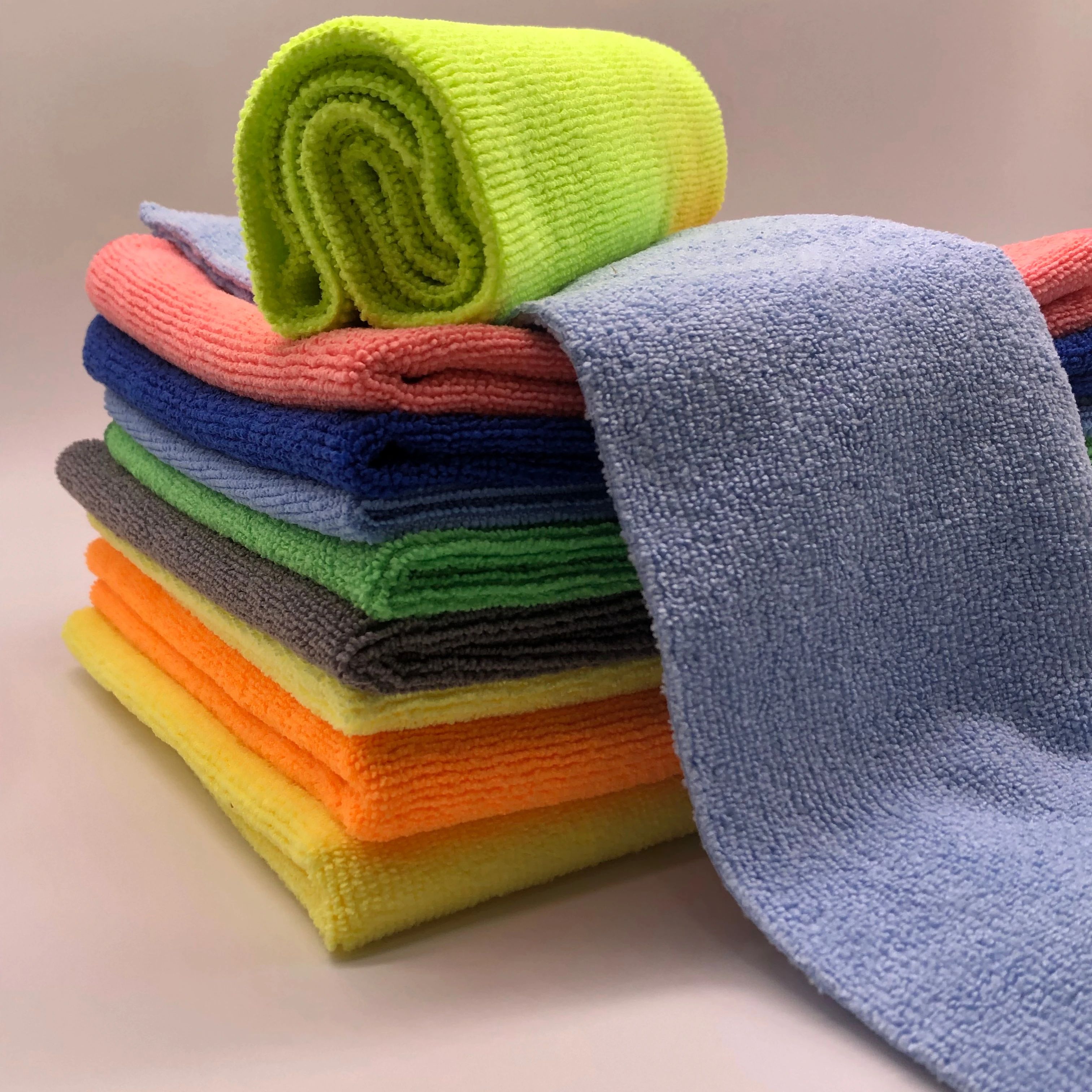 Wholesale  Hot Sale Terry Housework Dishcloth Car Cleaning Cloth Rag Microfiber Kitchen Dish Towel