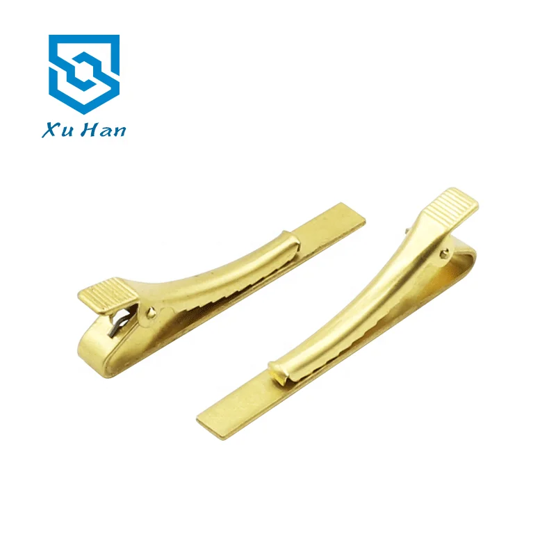 Высокое качество металла латунь пустой защищенный зажим «крокодил» зажим для галстука