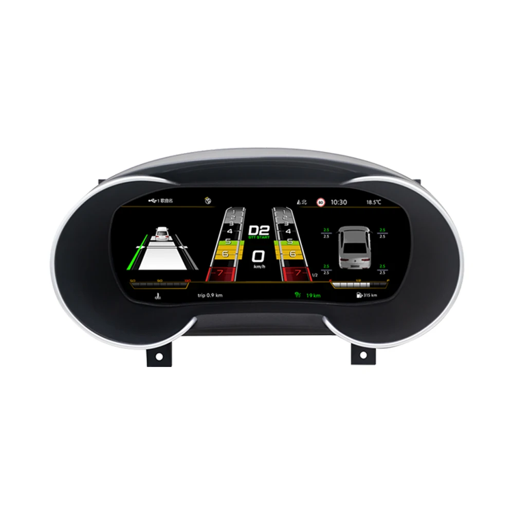 Krando Car Digital cluster Virtual Cockpit Speedometer Instrument For Audi A3 LCD fulltouch Dashboard monitor Panel