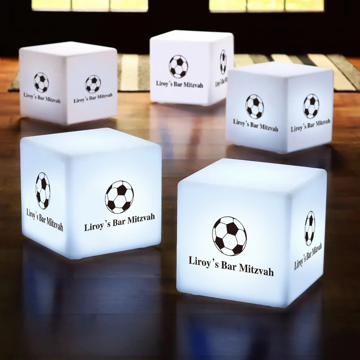 Glow Customizable LED Cube 3 AAA Battery Lighting Cube Light Support Custom Logo LED Cube Night Light