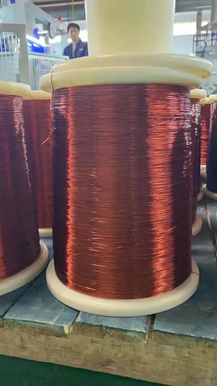 Copper enamelled wire UEW Pew EIW 0.030mm-2.50mm fan coil made in China