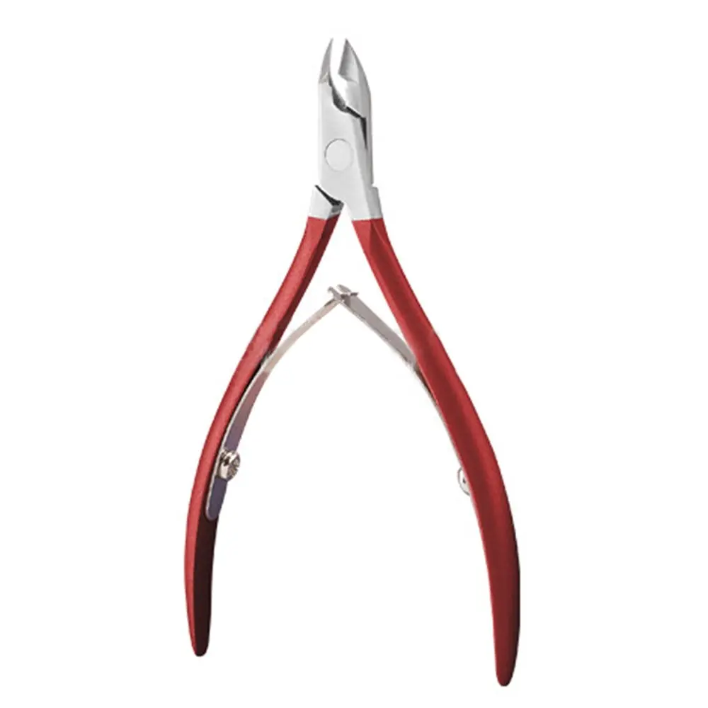 Top Quality Wholesale Professional Mult Red Color Coated Cuticle Nippers with Double Spring Own logo