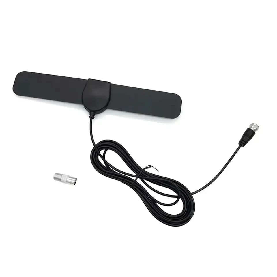 200 Miles Range Signal Booster Support 4K 1080p Black Amplified HD Digital TV Antenna ABS Indoor Tv Antenna