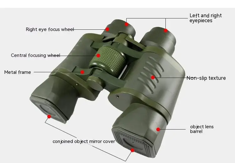 Type 99 Binocular telescope high-definition low-light night vision binoculars for camping outdoor adults exploration tools