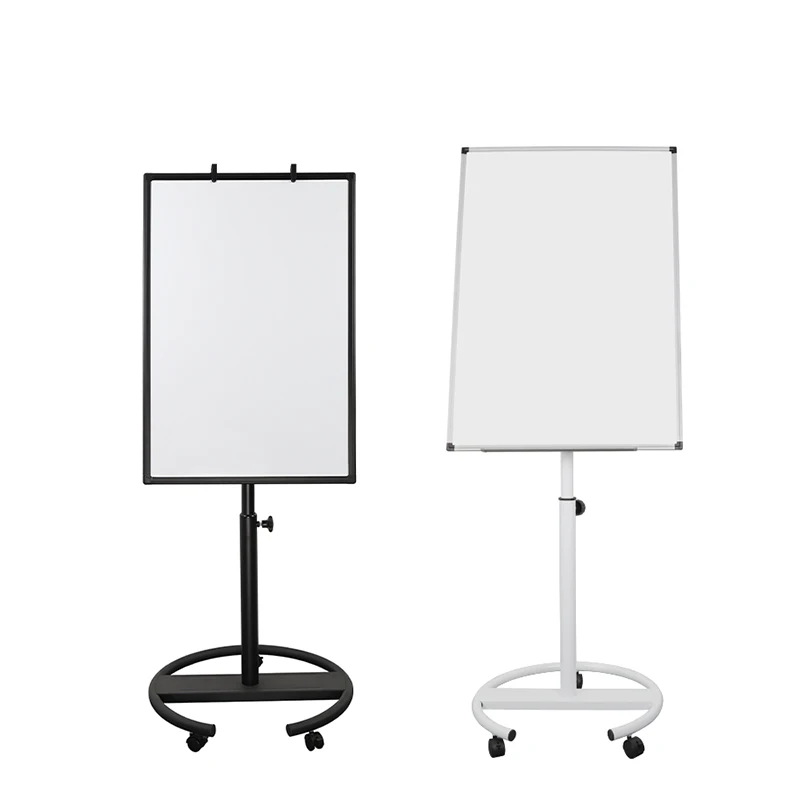 OEM Factory Wholesale Mobile round Base Easel Whiteboard for Classroom & Office Whiteboard Stand with Easy-to-Move Base
