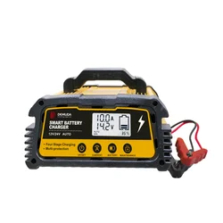 12V 24V 5A 10A 20A 25A Motorcycle Car Battery Charger Pulse Repair Lead Acid Battery Charger EU US UK AU JP