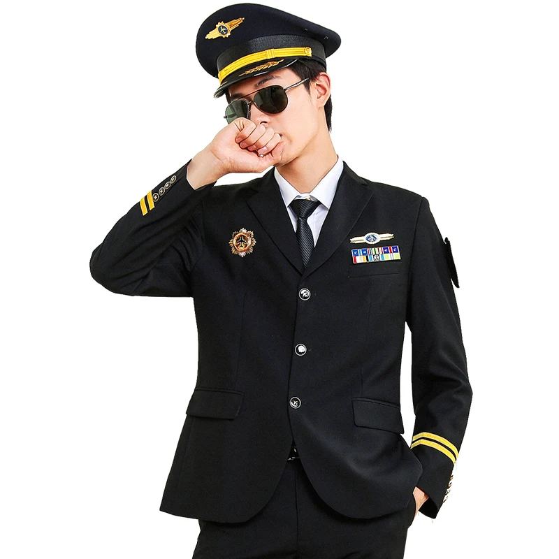 Airline flight attendant aviator pilot Jacket suits uniforms