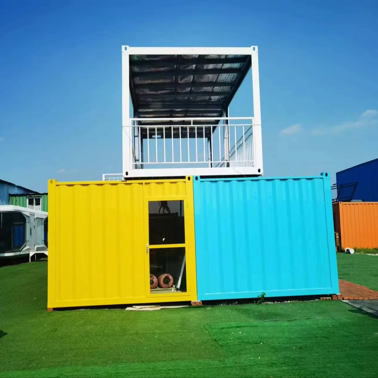 Promotional Oem Low Price  Best Selling 40 ft Luxury Foldable Container House  With 2 or 3 Bedroom and Toilet