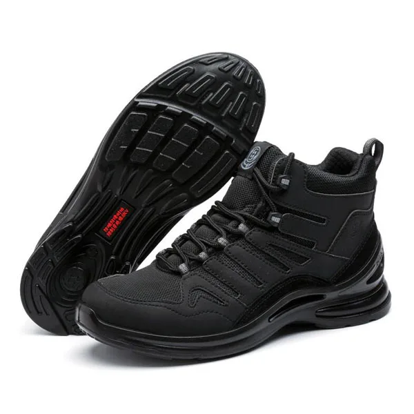 New design brand safety boots leather steel toe cap boots safety shoes men work boots