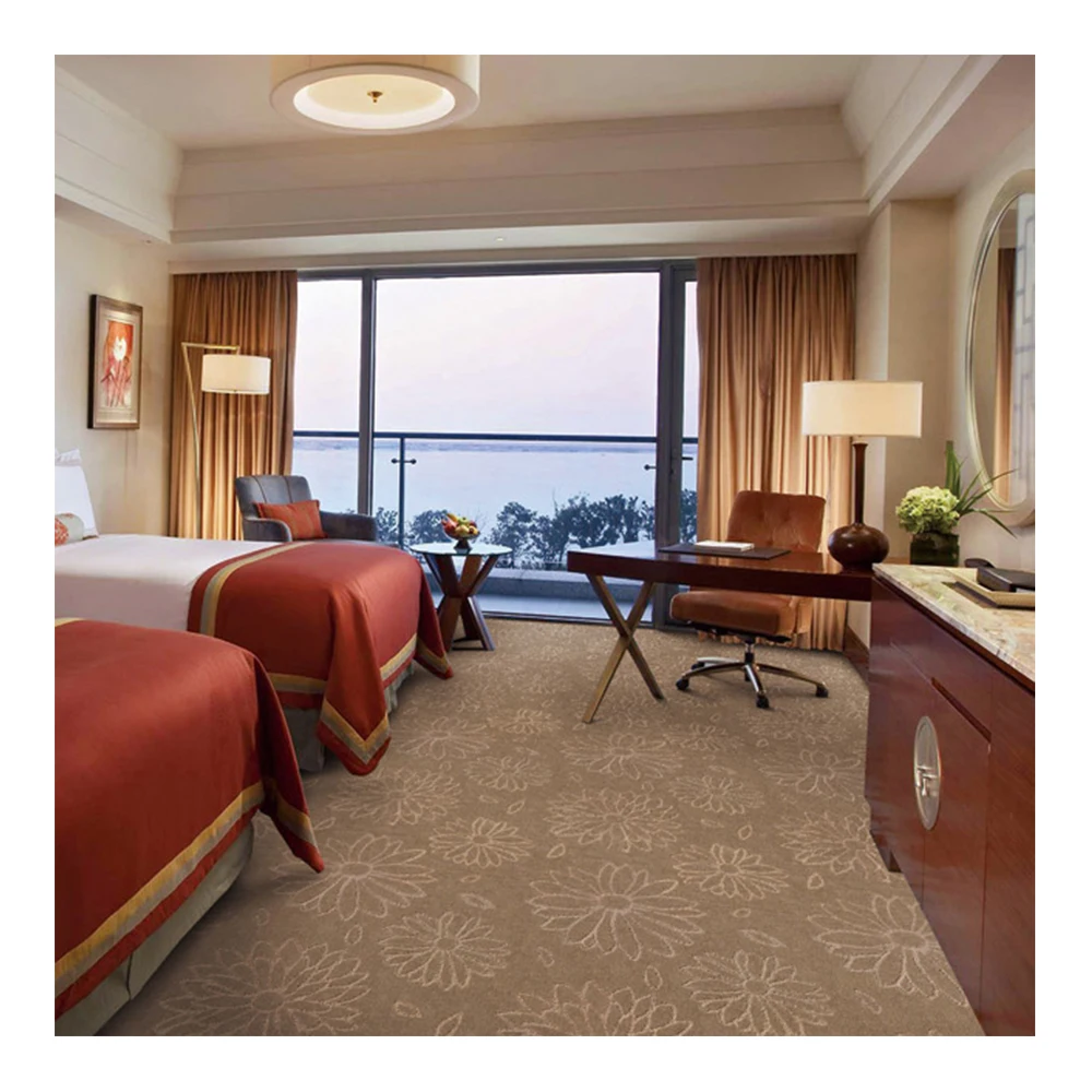 2024 Kaili Hot Selling Broadloom Carpet Wall-to-Wall Tufted carpet for Hallway Square Shape