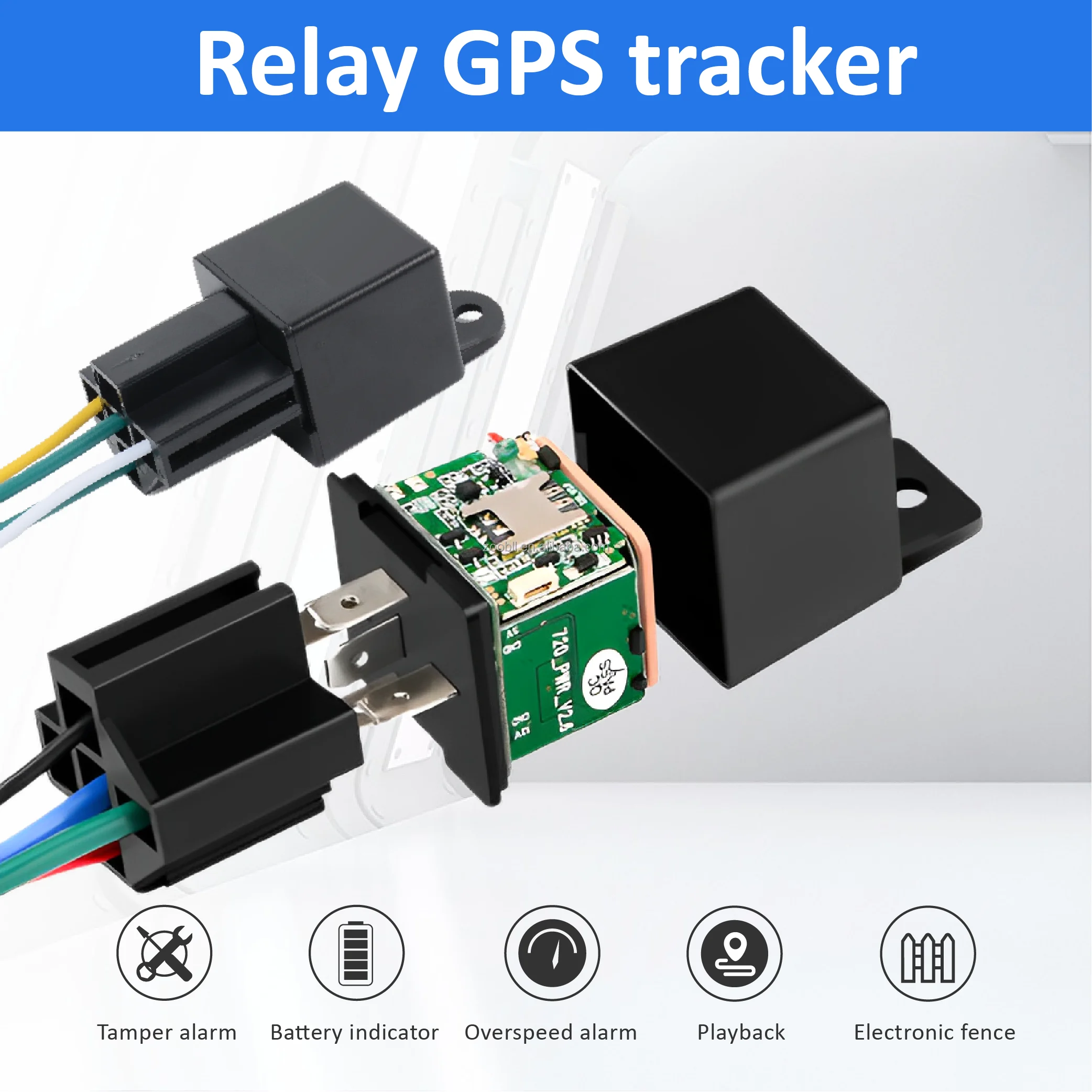 ZOOBII D12 Antitheft Gps Tracking Devices 50mah Polymer Battery Hidden Gps Tracker For Car