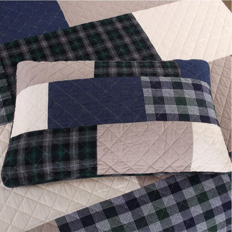 polyester summer quilt100% cotton High Quality printed handmade bedding sheets set kantha patchwork quilt bedspread