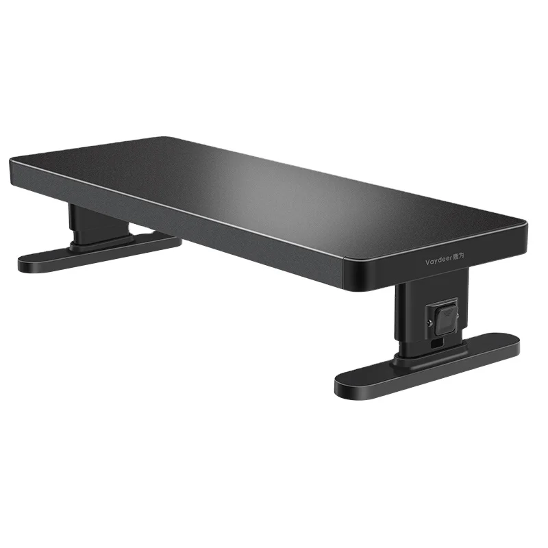 Vaydeer single computer riser bracket metal desktop height adjustable monitor stand