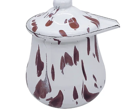 Turkish enameled coffee pot Arabic coffee mug with cover set coffee appliance