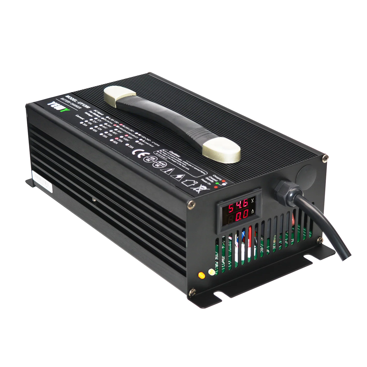 Chargers Automatic Tricycles 36v Lithium Three 24v Lifepo4 Fast Acid 60v Motorcycle 48v Electric Lead Wheelchair Battery Charger