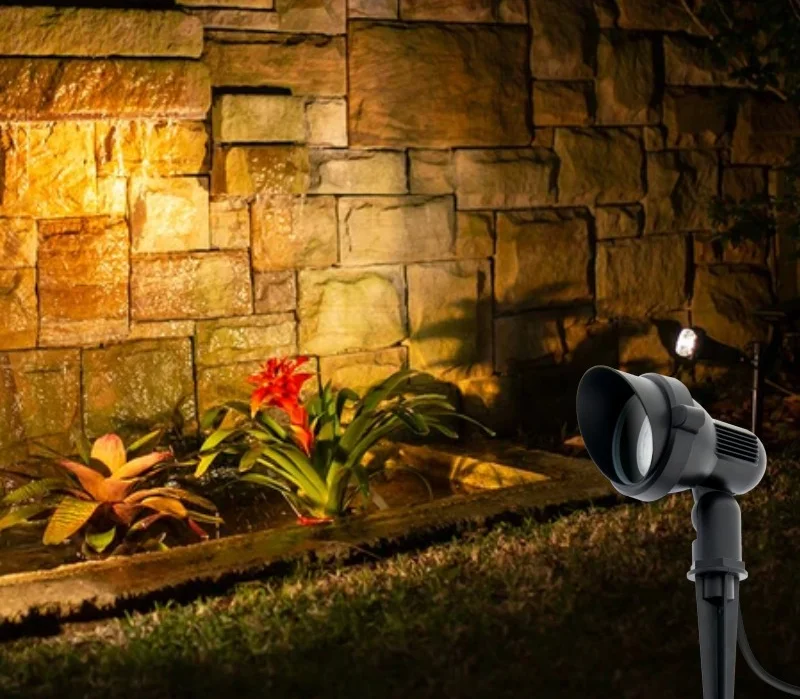 High Quality GU10 MR16  MAX35W IP65  Waterproof Spike Landscape Light Black  For Lawn Yard Garden