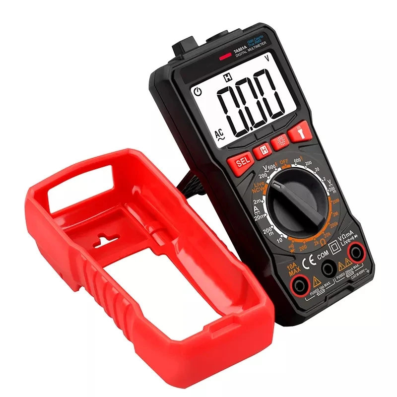 TA801A Ncv Ac Dc Ohm Hz Smart Manual Range Digital Multimeter Tester