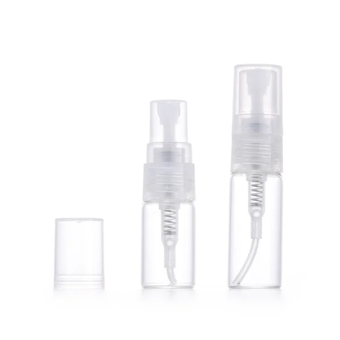 2ml 3ml 5ml 10ml hot selling small samples perfume glass spray bottle