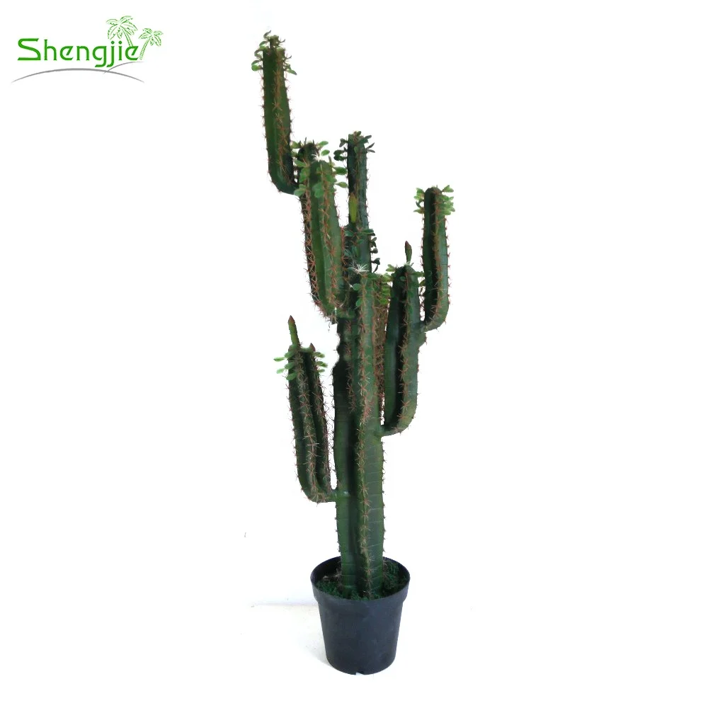 Wholesale Large Outdoor Ornament Plastic Fake Artificial Cactus Plants