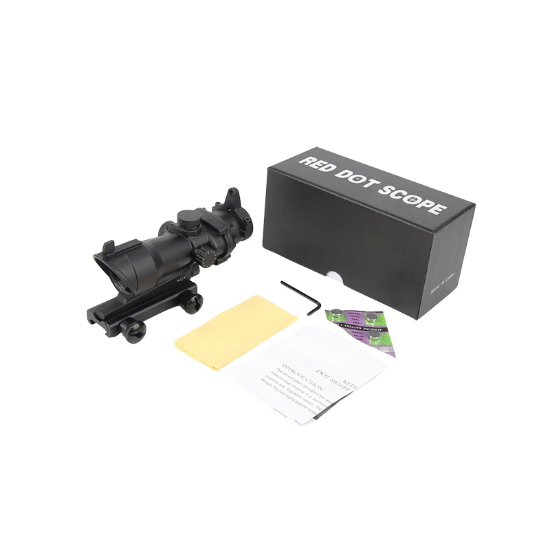 LUGER 1X32 Red Dot Sight Scopes for Hunting Fit 20mm Mount Hunting Optical Sight