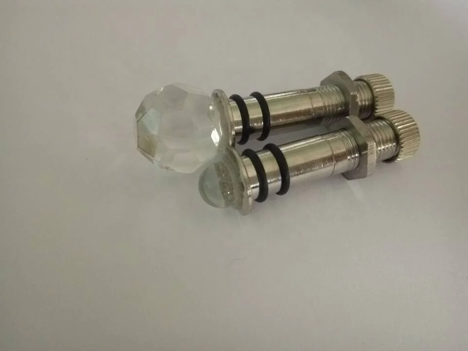Низкая цена, круглый шар, Хрустальный концевой фитинг для потолочного встраиваемого волоконно-оптического освещения