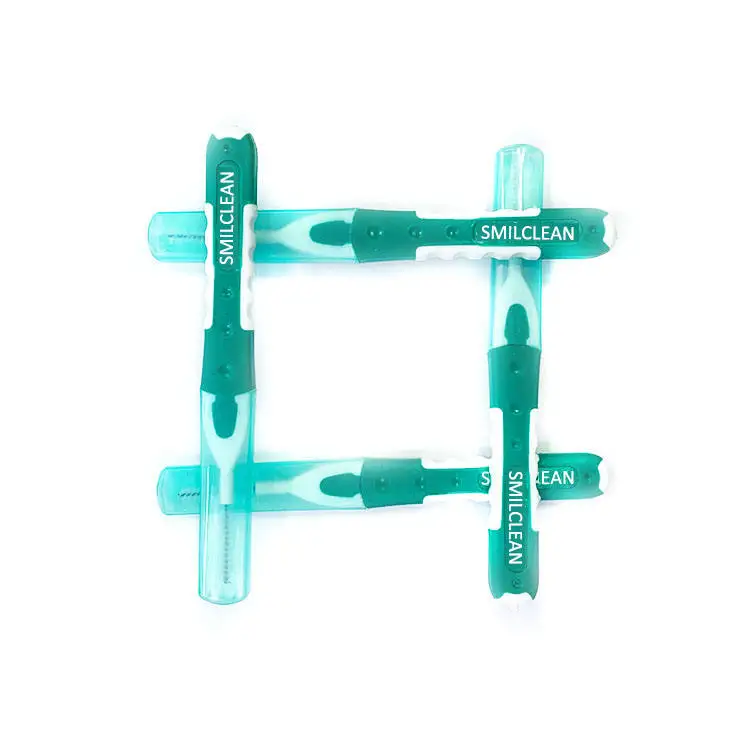 Wholesale Bulk Portable Reusable Toothbrush Toothpick Dental Interdental Brush For Teeth Cleaning