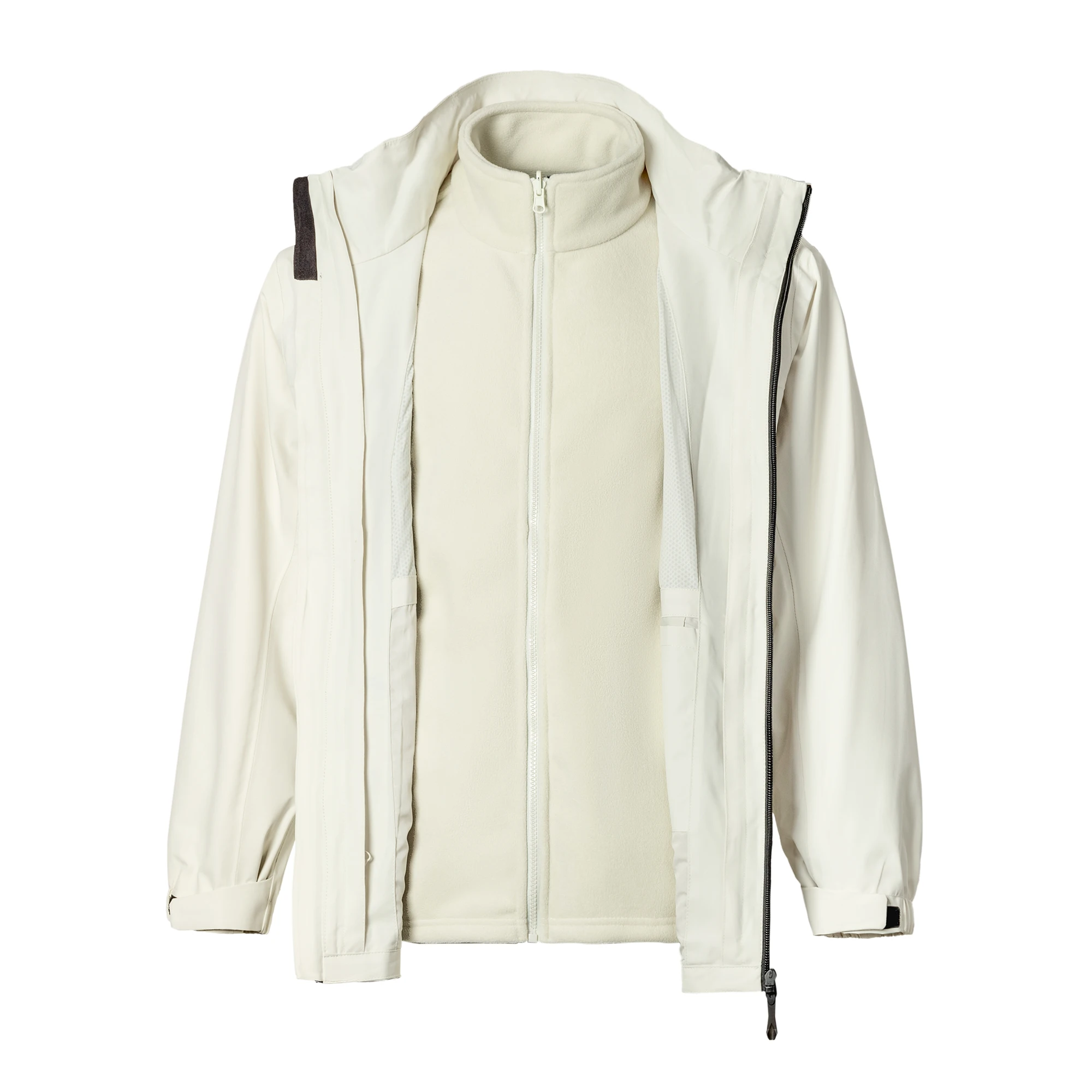 Ultralight 100% Polyester Hardshell Jacket for Men Waterproof Windproof Casual Interchange Outdoor Jacket Zipper Closure Unisex