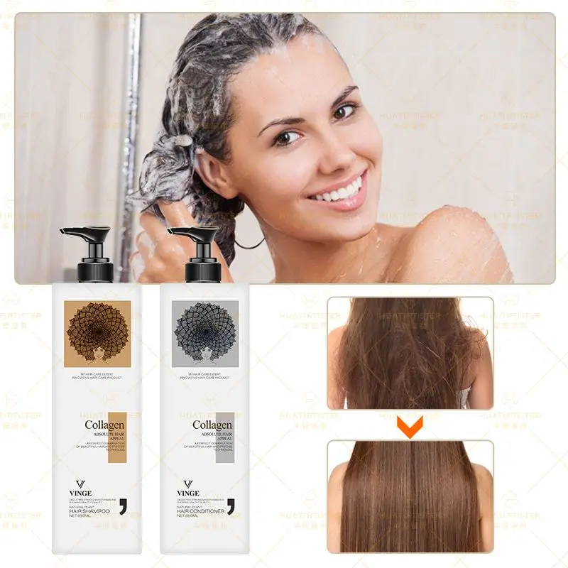 RTS Huati Sifuli PLUS-VINGE strong hair scalp treatment hair dryer black collagen plant shampoo and conditioner detox formula