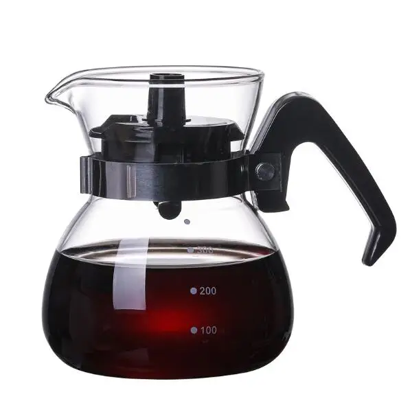 High borosilicate glass coffee coffee pot Teapot with lid